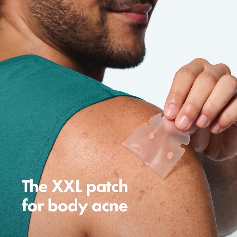 Mighty Patch | XXL Hydrocolloid Body Patch for Bacne & Chestne - Medical-Grade, 4 Count