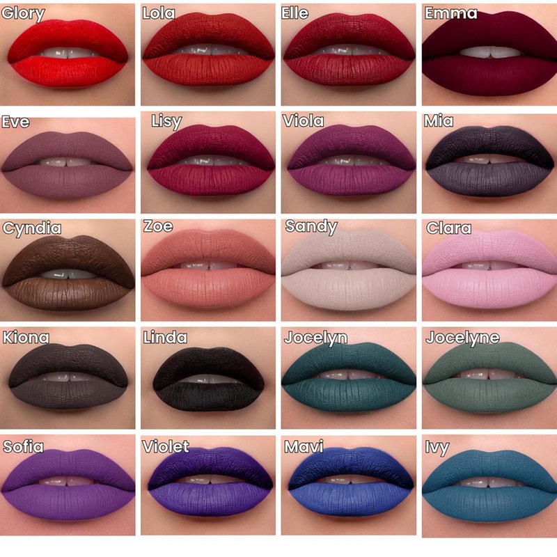 Clara Mynena Soft Pastel Pink Matte Liquid Lipstick - Long-Lasting, Waterproof, No Smudge Formula | All-Day Comfort