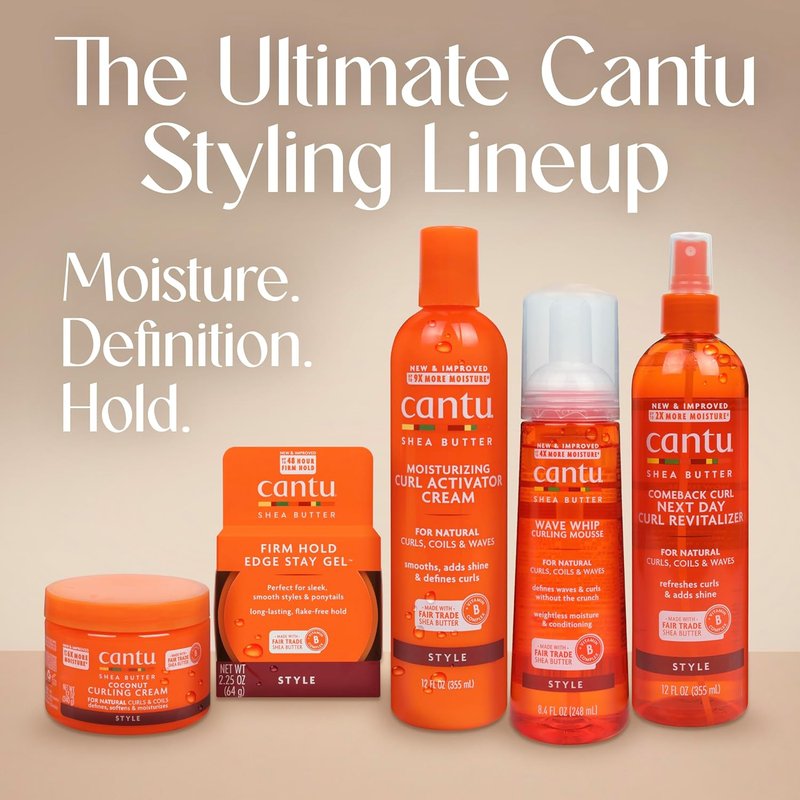 Cantu Shea Butter Curl Activator Cream - Moisturizing Formula for Natural Hair | 12 Fl Oz
