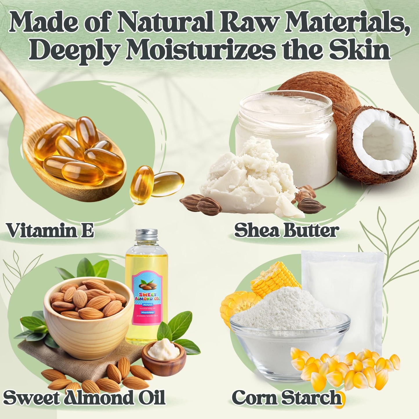 JUYRLE Body Butter Making Kit- Shea Butter Lotion Making Kit, DIY Crafts for Adults with Organic Shea Butter, Sweet Almond Oil, Mica Powder, Natural Whipped Body Butter Maker Skin Care Gifts for Women