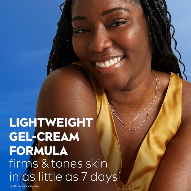 NIVEA Skin Firming & Toning Body Gel Cream - Q10, Hyaluronic Acid, Vitamin C | 6.7 Oz Tube