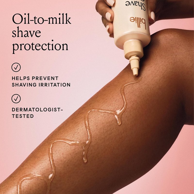 Billie Shave Glaze - Oil-to-Milk Shaving Oil for Smooth Skin - Coco Villa Scent | 8oz