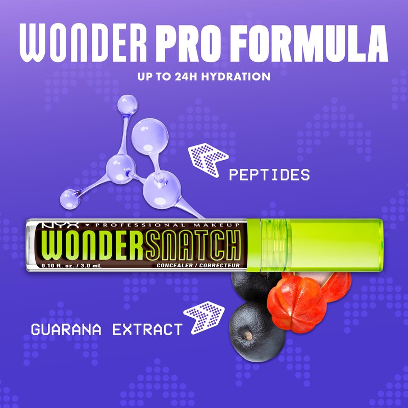NYX PROFESSIONAL MAKEUP Wonder Snatch Concealer, Brightening, Lifting & Snatching Full Coverage Makeup Concealer with 24HR Wear, Vegan & Cruelty Free - Rich Espresso