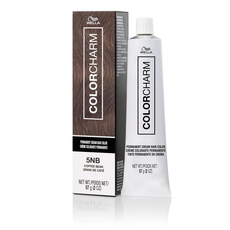 COLORCHARM Permanent Cream Hair Color, 5NB Coffee Bean, 2 oz.