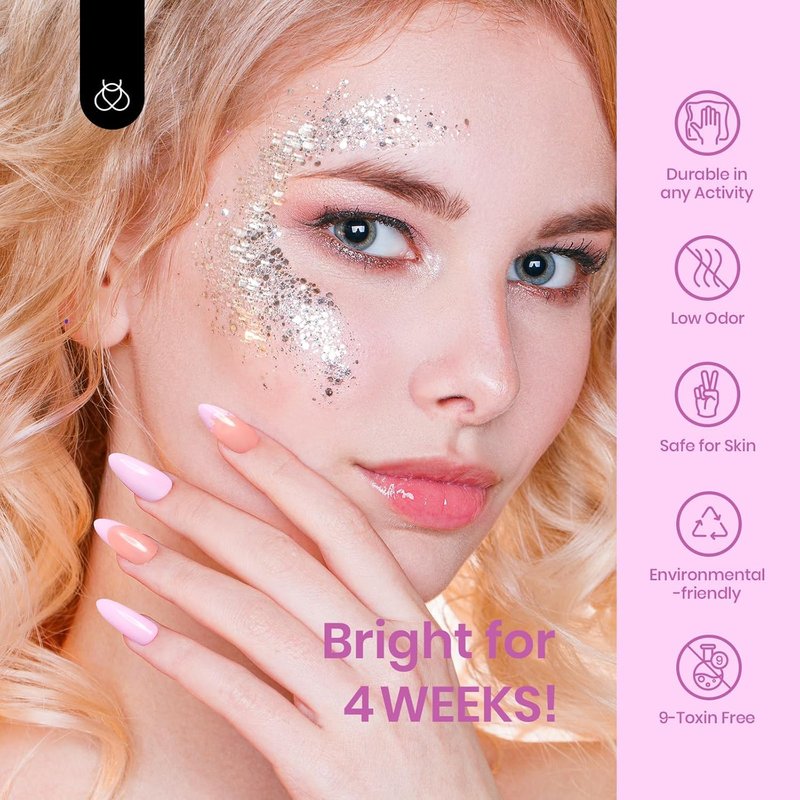 Beetles Pink Gel Polish - Fairy Tale Pastel Light Pink | 15ML Soak Off UV LED Nail Art for Long-Lasting Summer Manicure
