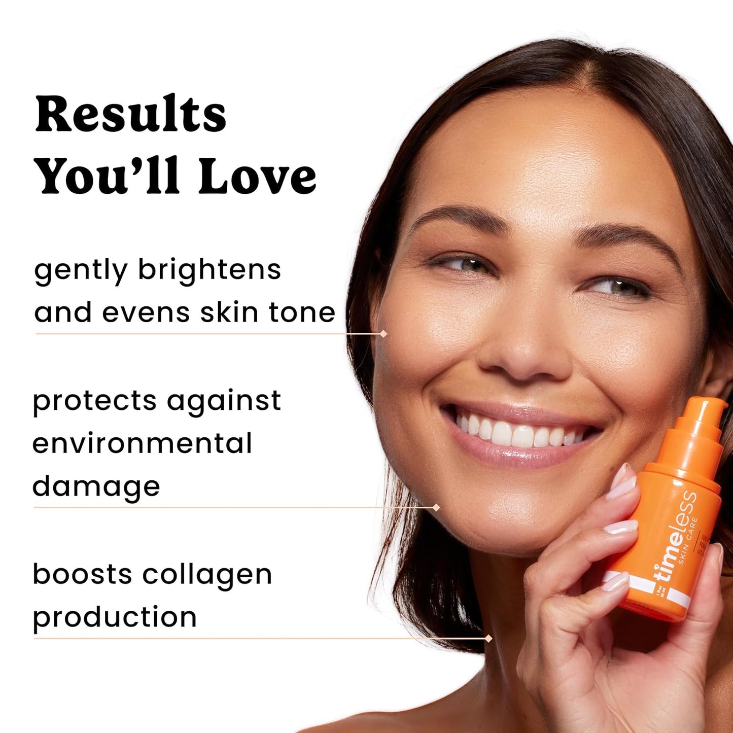 Vitamin C Serum with Vitamin E & Ferulic Acid - Brightening & Hydrating for Oily/Dry Skin | 1.7 Fl Oz