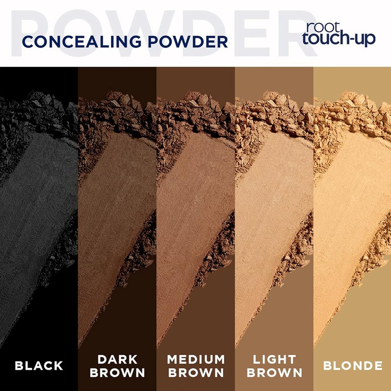 Clairol Root Touch-Up Temporary Concealing Powder, Blonde Hair Color, Pack of 4