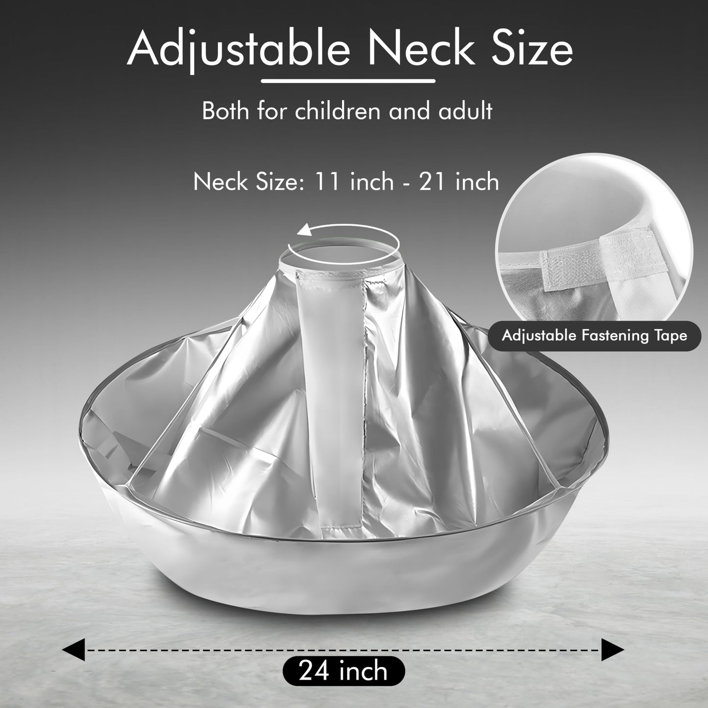 Wsevinn Hair Cutting Cape Professional Salon Barber Cape Foldable Haircut Cloak Hairdressing Umbrella Apron Kit for Adult Men and Women