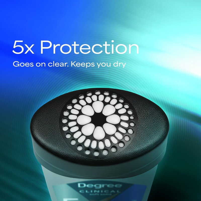 Degree Men Antiperspirant Deodorant Clean 72-Hour Sweat & Odor Protection Prescription-Strength Antiperspirant For Men with MotionSense Technology 1.7 oz