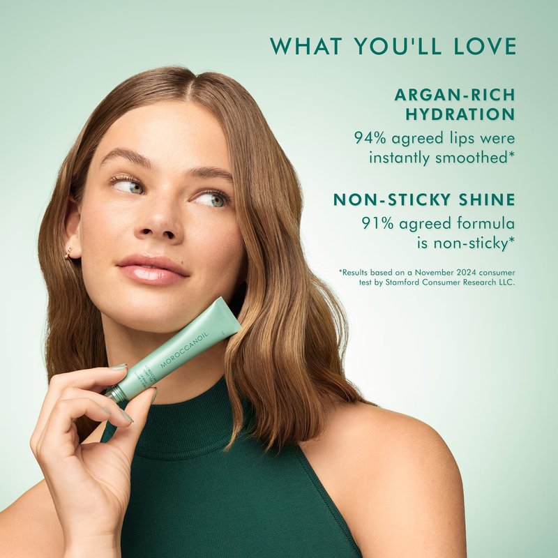 Moroccanoil Lip Balm, Moroccan Mint Tea, 0.5 Fl. Oz.