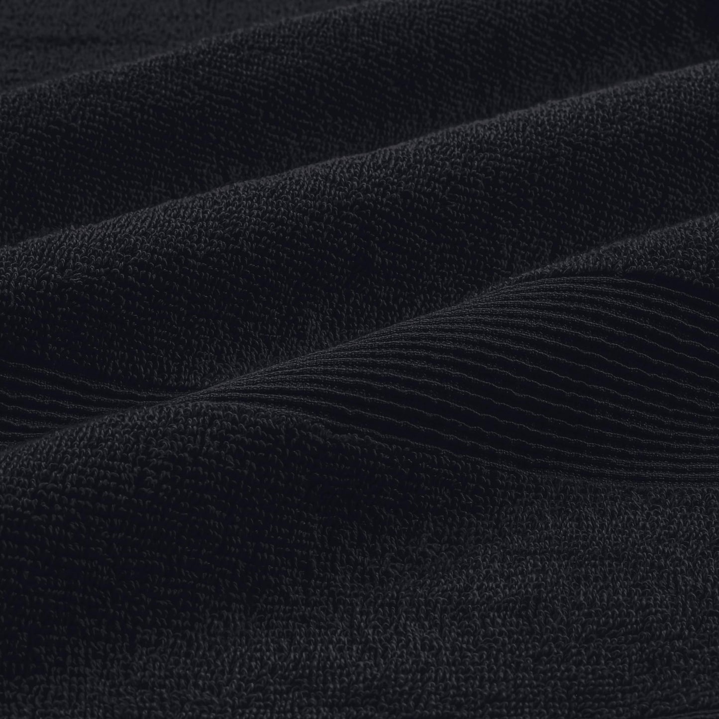 Belizzi Home 8 Piece Towel Set 100% Ring Spun Cotton, 2 Bath Towels 27x54, 2 Hand Towels 16x28 and 4 Washcloths 13x13 - Ultra Soft Highly Absorbent Machine Washable Hotel Spa Quality - Black