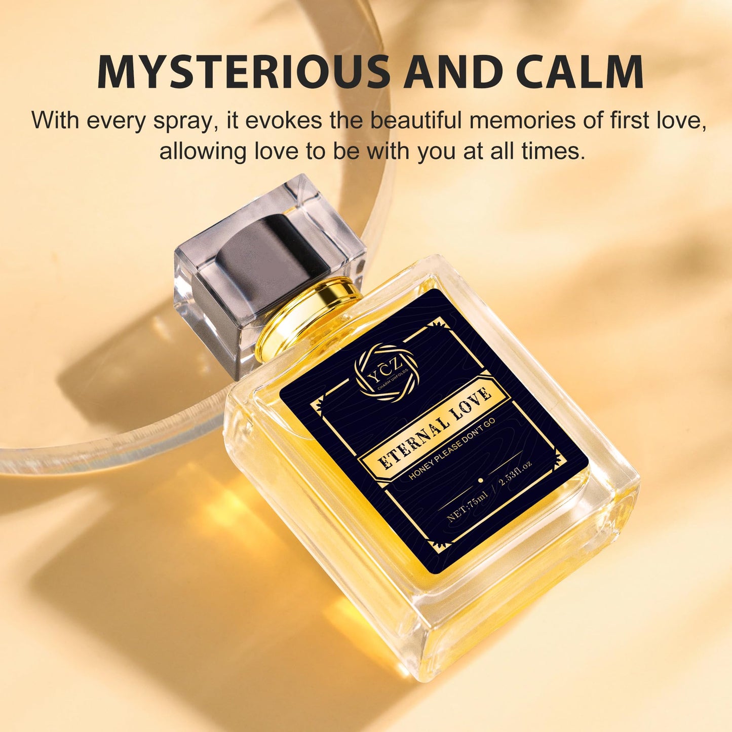 Ycz Carnival Perfume Men Eau de Parfum Spray - Spicy Wood Lasting Vanilla Fragrance-Ideal Long-Lasting Men Perfumes, Carnival Cologne For Special Occasions Daily Elegance, 2.6oz(75ml)
