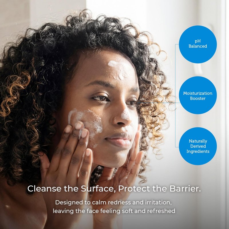 Ceramedx Gentle Foaming Facial Cleanser with Natural Ceramides for Dry, Sensitive Skin, Cruelty Free, Vegan & Fragrance Free, 8 fl oz