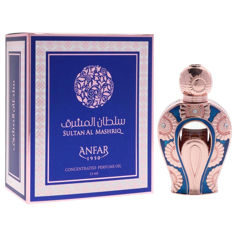 Anfar Sultan Al Mashriq Concentrated Perfume Oil for Women - 0.5 oz | Exotic Fragrance
