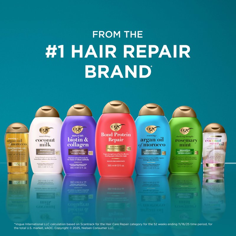 OGX Extra Strength Damage Remedy + Coconut Miracle Oil Penetrating Hair Oil Treatment, Extra Hydrating Anti-Frizz Oil for Coarse, Dry Hair, Paraben-Free, Sulfated-Surfactants Free, 3.3 Fl Oz