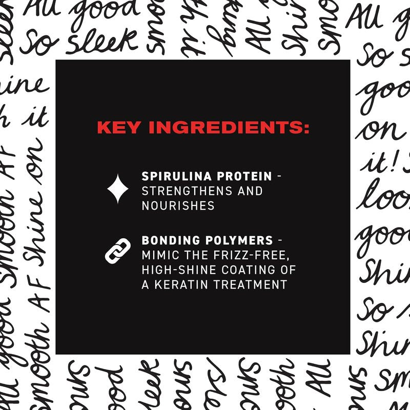 IGK GOOD BEHAVIOR Spirulina Protein Smoothing Spray - Frizz Control & Heat Protectant | Vegan 5.6 Oz