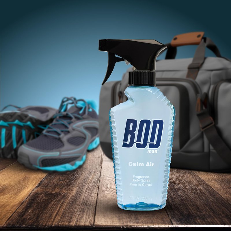 BOD man Fragrance Body Spray, Calm Air, 8 fl oz