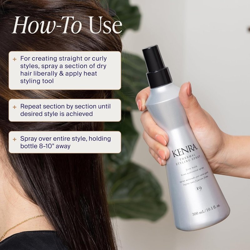 Kenra Thermal Styling Spray 19 - Ultimate Heat Protection Spray for All Hair Types