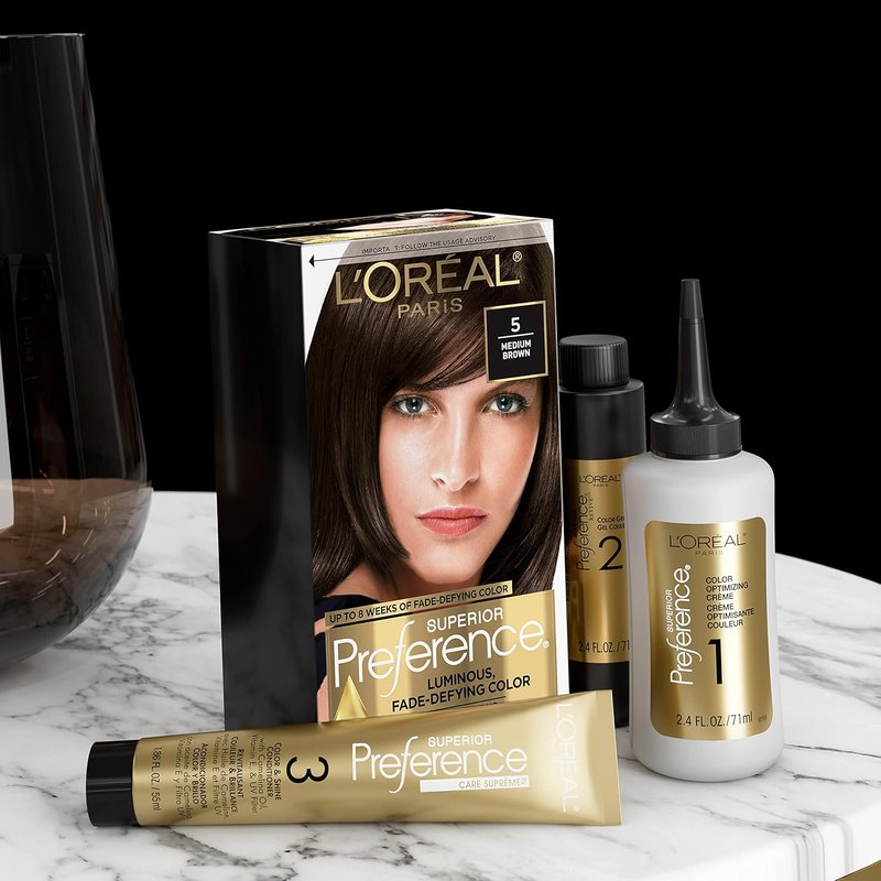 L'Oréal Paris Hair Color - Superior Preference Fade-Defying Extra Light Ash Blonde | Permanent Dye Kit