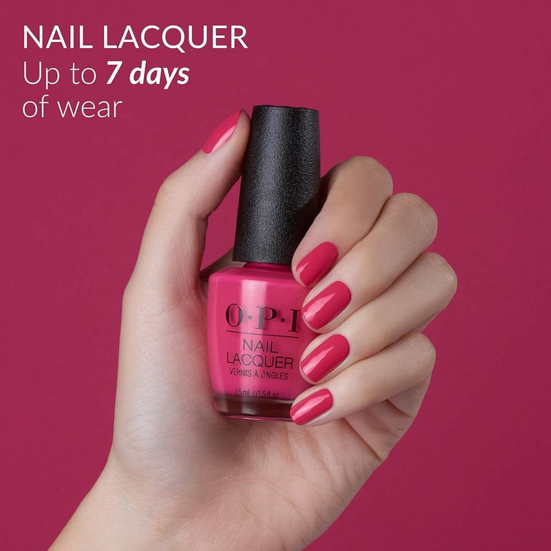 OPI Nail Lacquer - Classic Pink & Purple Nail Polish | Crème, Shimmer & Glitter | Fast Drying, Chip Resistant | 0.5 Fl Oz