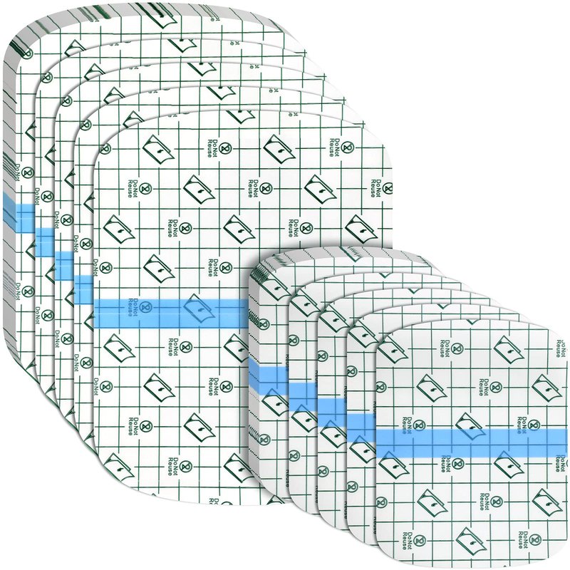 60 Pieces Tattoo Bandage Waterproof Adhesive Plastic Second Skin Cover Transparent Bandage Tape Tattoo Protection Film Bandages Supplies 2 Sizes, 3.9 x 5.1 inch and 5.9 x 7.7 inch