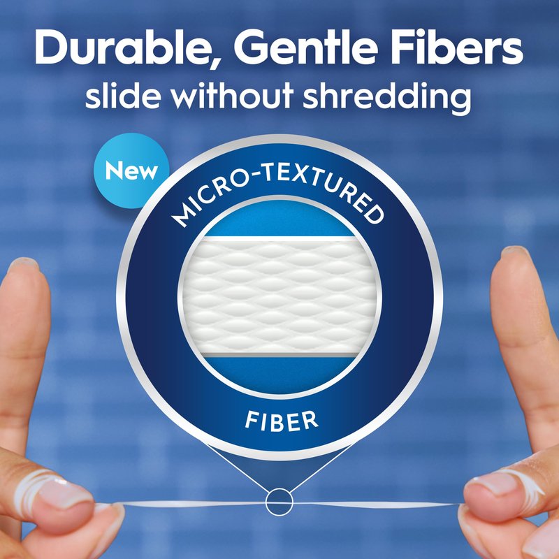 Oral-B Glide Dental Floss, Comfort Plus Mint, 3 Pack (131.2 YD Total) – Shred-Resistant Smooth Dental Tape for Tight Spaces, Natural Wax, Removes Plaque, Gum Care, Travel-Friendly