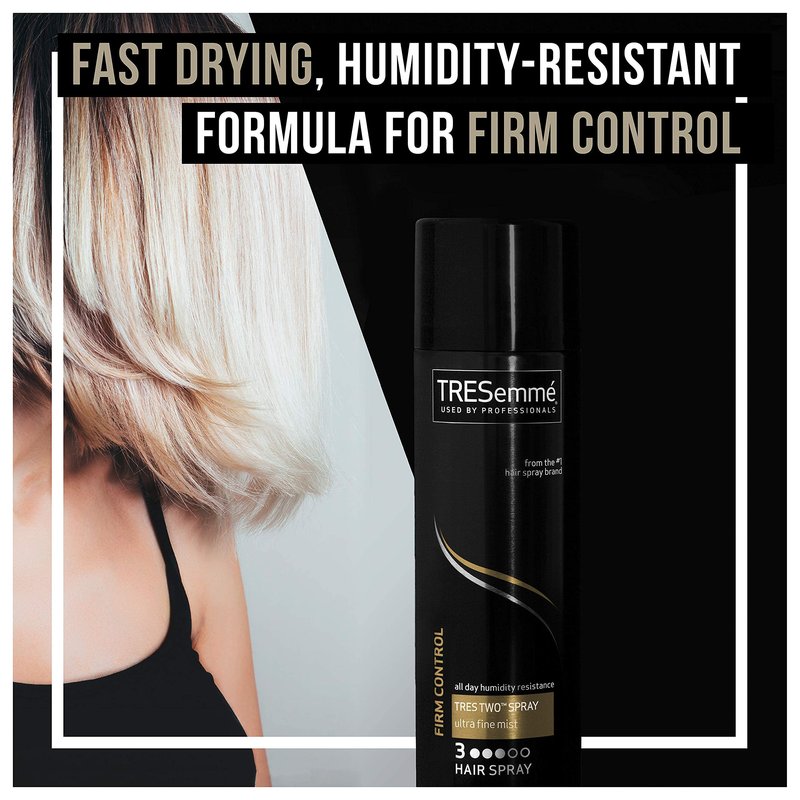Firm Control Hair Spray Bottle - Anti Frizz Spray for All Hair Texture | All Day Humidity Control Hairspray for Women with Ultra Fine Mist & Floral & Fruity Scent - Waterless Aerosol Bottle 11 Fl OZ Per Pack, Pack of 1