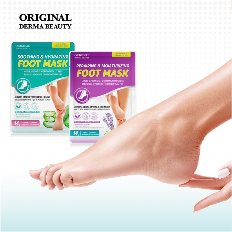 Innerest Original Derma Beauty 24 pairs Moisturizing Foot Mask Foot Spa Foot care (Aloe)