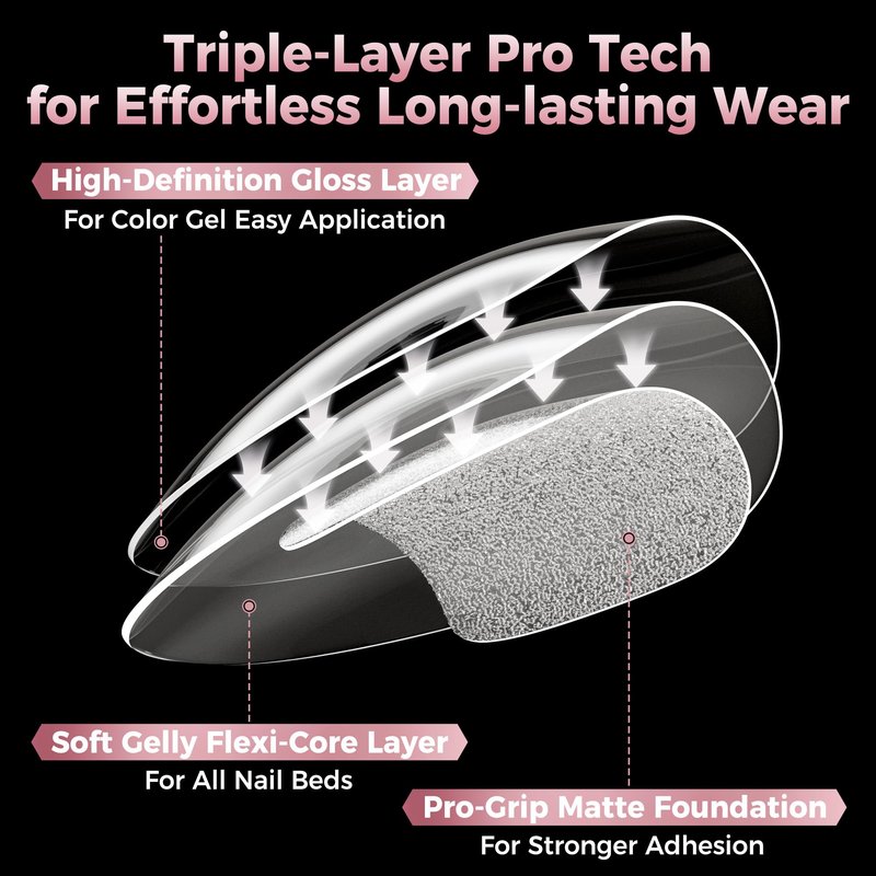 Luckyfairy Medium Stiletto Nail Tips: 240 Pcs Full Cover Almond Shape False Nail Acrylic Soft Gel Nails Tips Clear Stiletto Press on Tips Pre-buffed for Nail Art Extension Salon Home DIY 12 Sizes