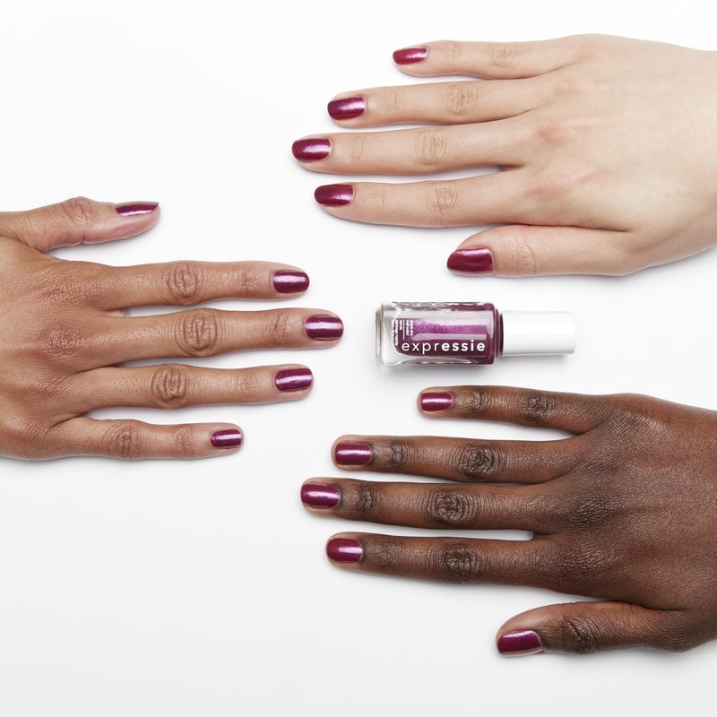 Essie expressie, Quick-Dry Nail Polish, 8-Free Vegan, Magenta Pink, Mic Drop-It-Low, 0.33 fl oz