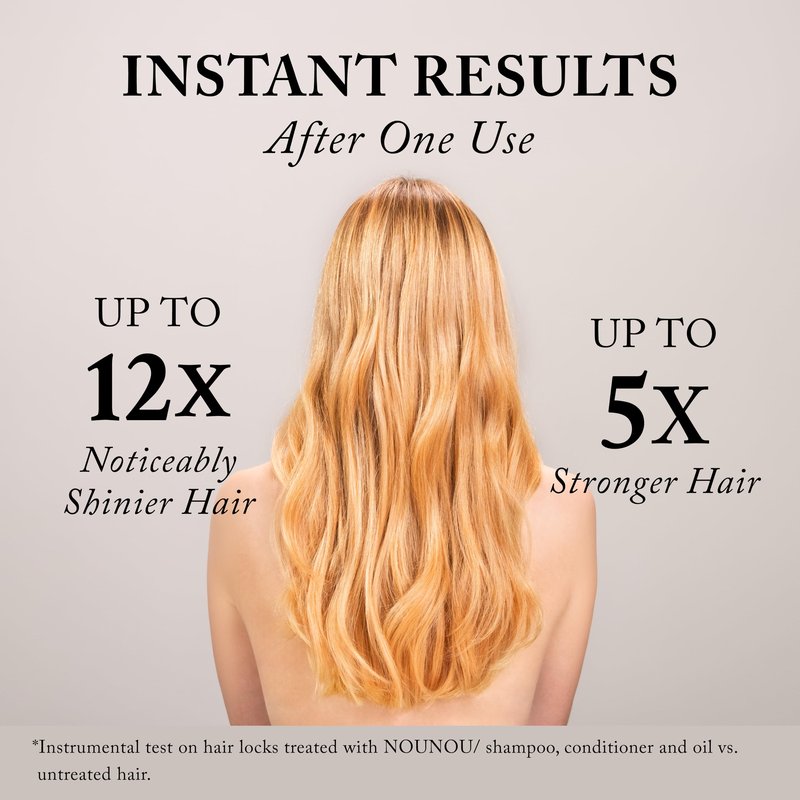 Davines NOUNOU/Hair Oil for Damaged Hair, Repairs Hair Structure & Heat Protectant, 1 Fl oz.