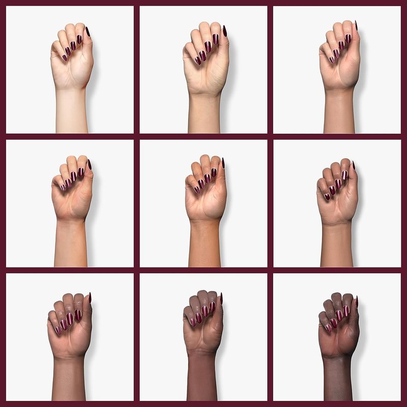 Burgundy Red Gel Nail Polish - Long-Lasting Soak Off UV/LED | 15ML Wine Color for DIY Manicure