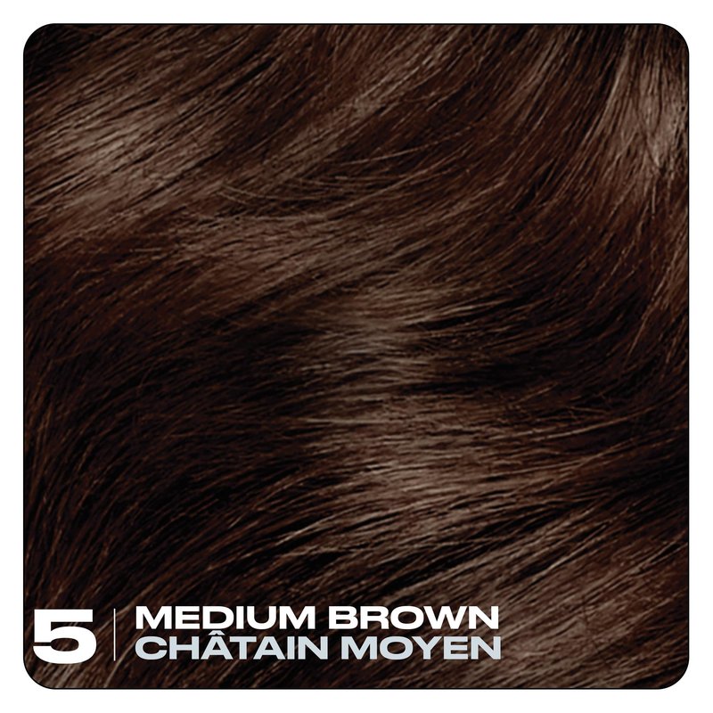 Clairol Nice'N Easy 10 Permanent Hair Dye, 5 Medium Brown Hair Color, Pack of 1