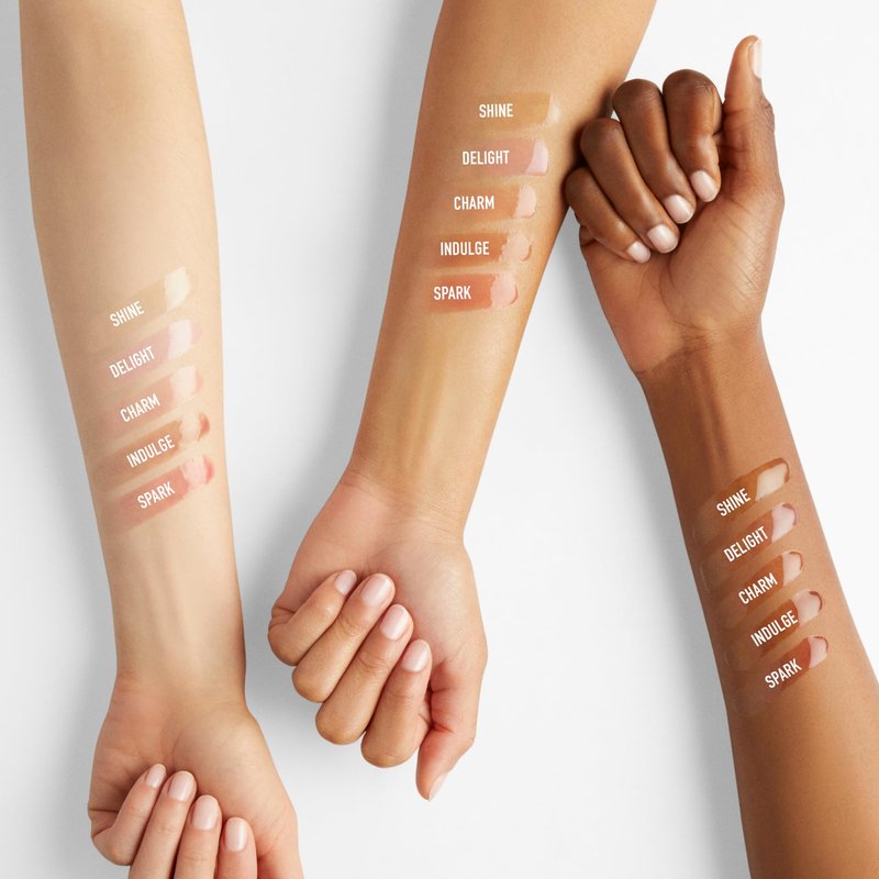 bareMinerals Nourishing Lip Oil, Ultra-Hydrating, Non-Sticky & High-Shine, Clean & Vegan Formula with 9 Botanical Oils & Hyaluronic Acid for Soft, Smooth Lips, Adore