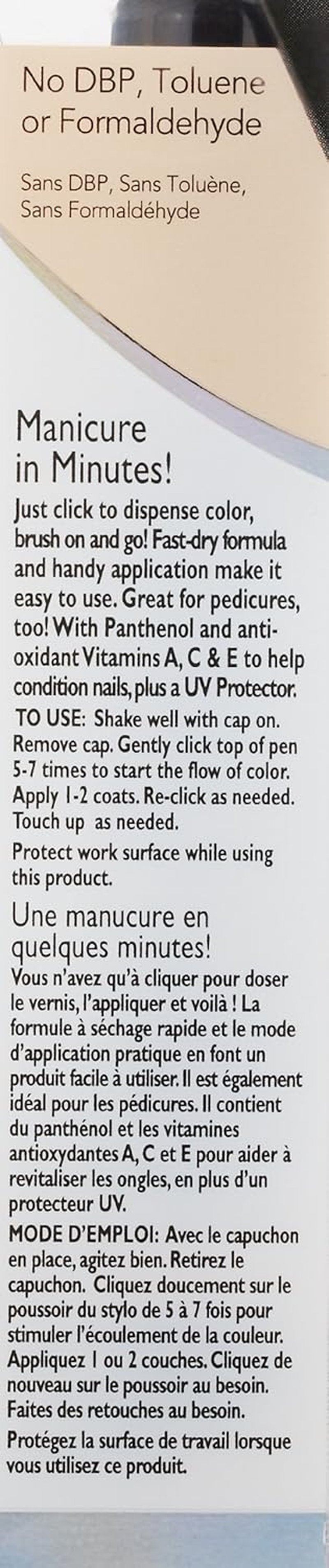 Sally Hansen Color Quick Nail Enamel - Sand Shade for Effortless Application - 0.14 oz