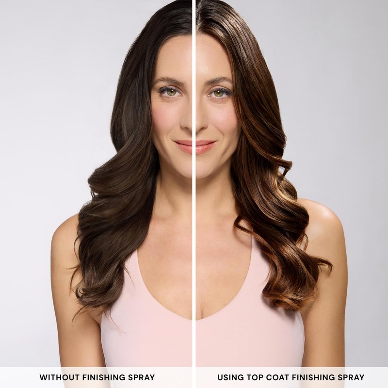 L'ANGE HAIR Top Coat Shine Spray | Hair Gloss Finishing Spray | High-Gloss Finish | Controls Frizz & Flyaways | Ultra-Fine Hydrating Mist | Lightweight, Won't Weigh Hair Down