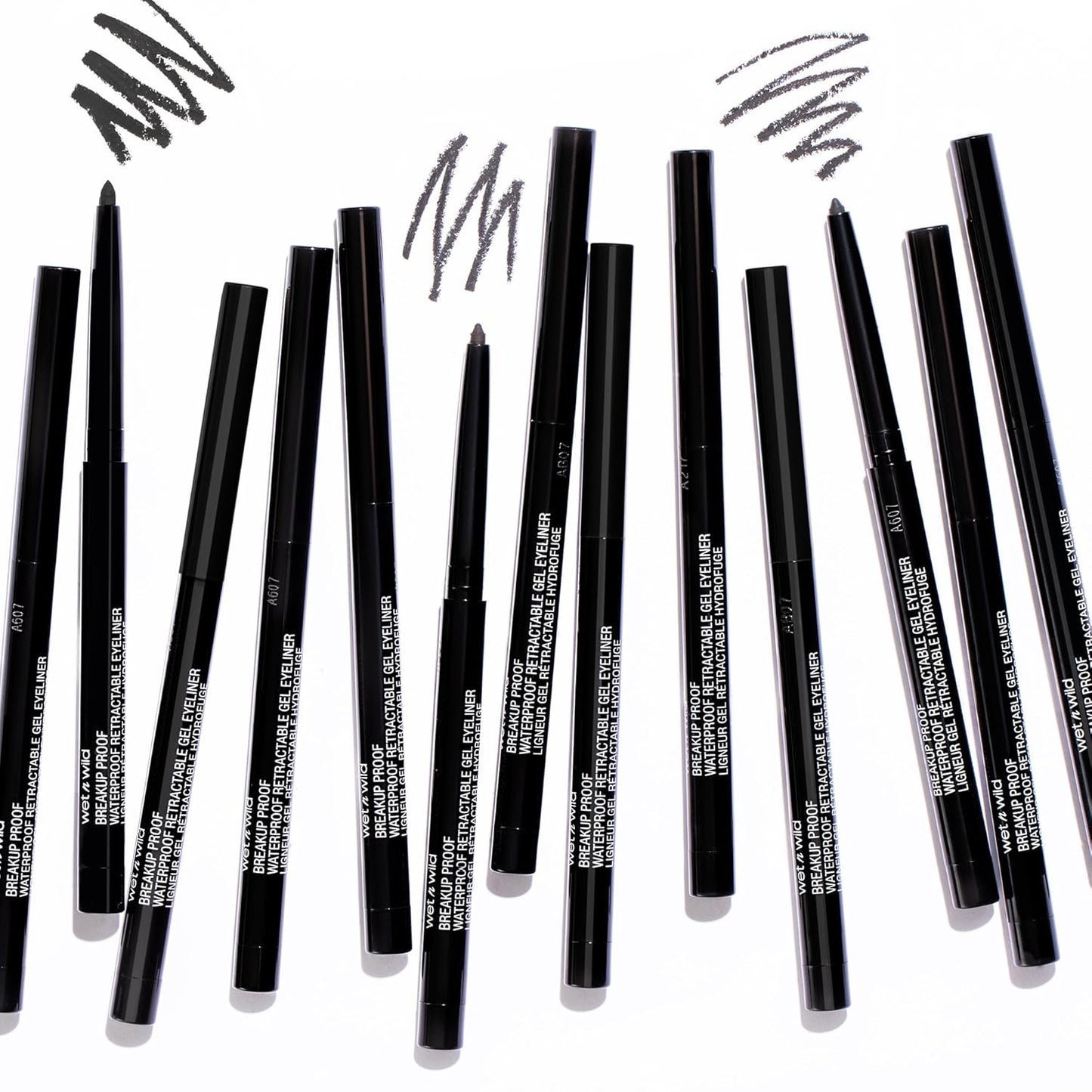 Wet n Wild Mega Last Gel Eyeliner - Waterproof, Ultra Pigmented, 16-Hour Wear - Dark Brown (Pack of 2)
