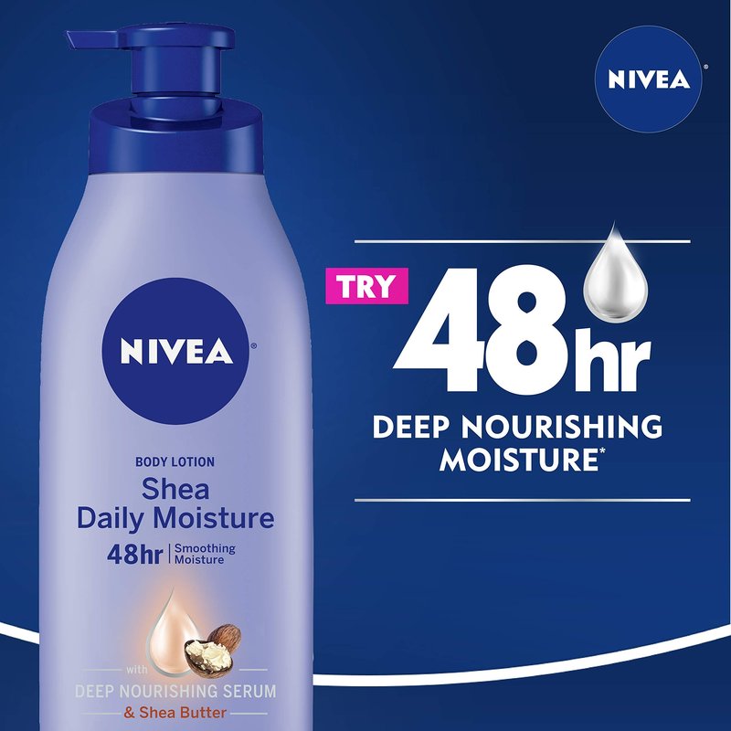 NIVEA Shea Daily Moisture Body Lotion 6.8 fl. oz. Bottle