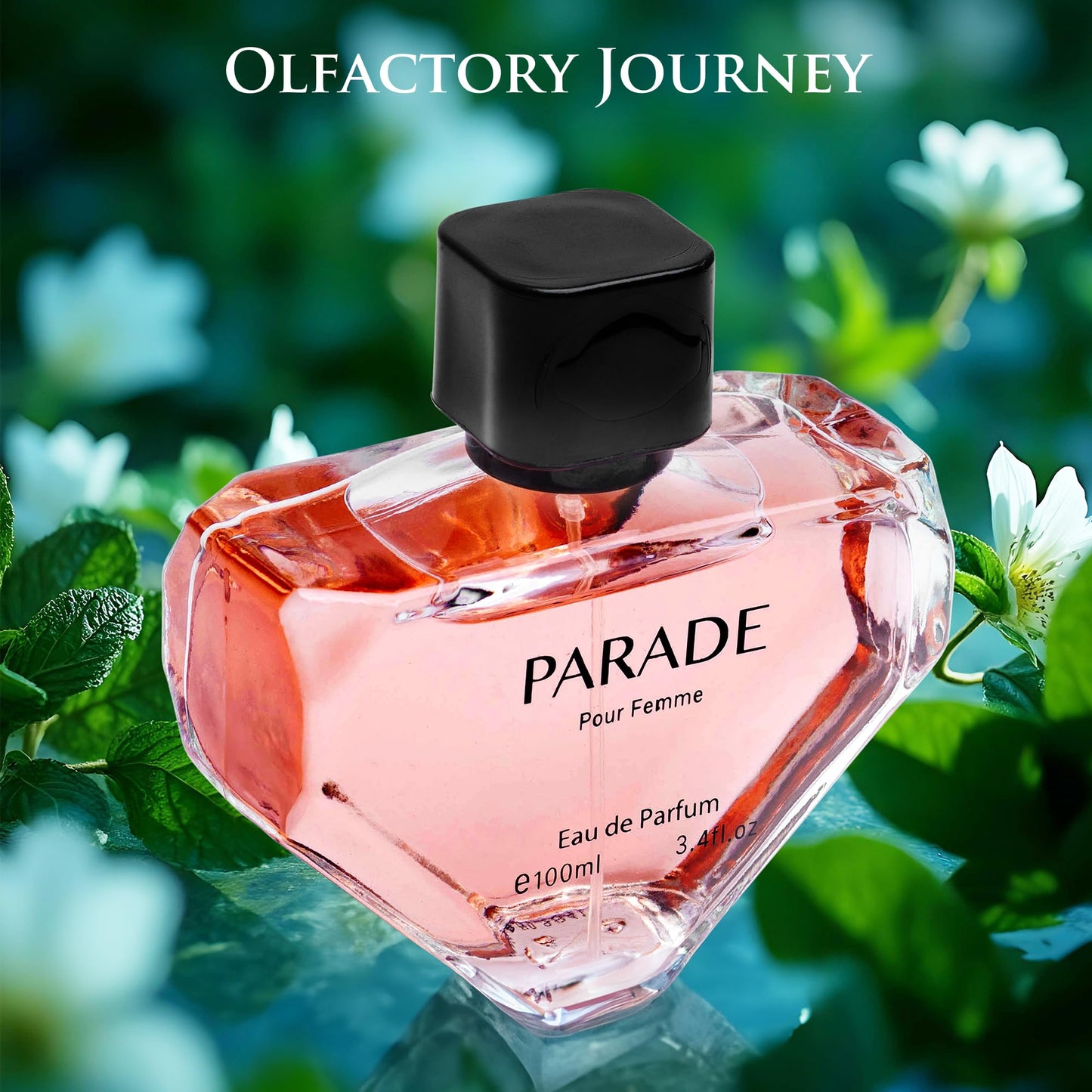 URBAN COLLECTION Parade for Women Eau De Parfum – Vegan, Cruelty-Free & Free of Paraben – Amber & Floral Scent – Pear & Bergamot Top Notes – Bourbon Vanilla & White Musk – Elegant 100ml Bottle