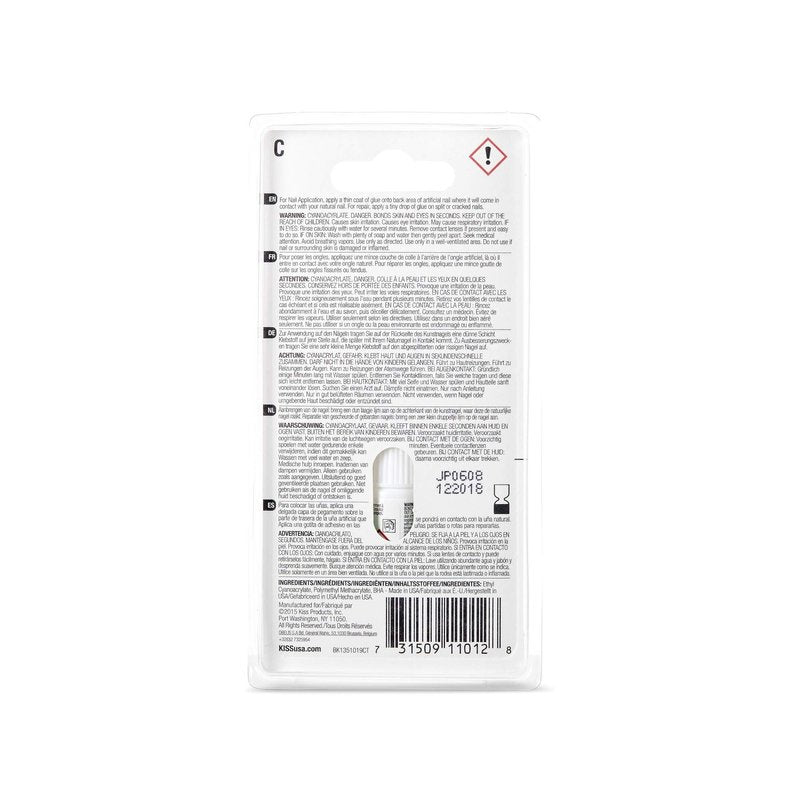 Kiss Maximum Speed Nail Glue (2 Pack)