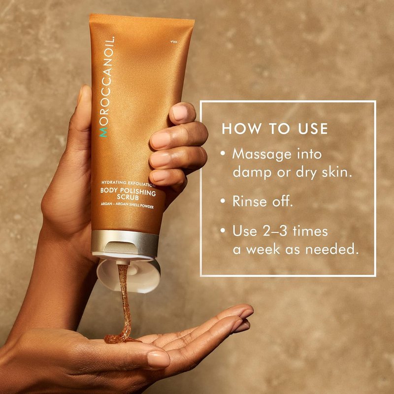 Moroccanoil Body Polishing Scrub - Exfoliating & Hydrating | 6.7 Fl. Oz