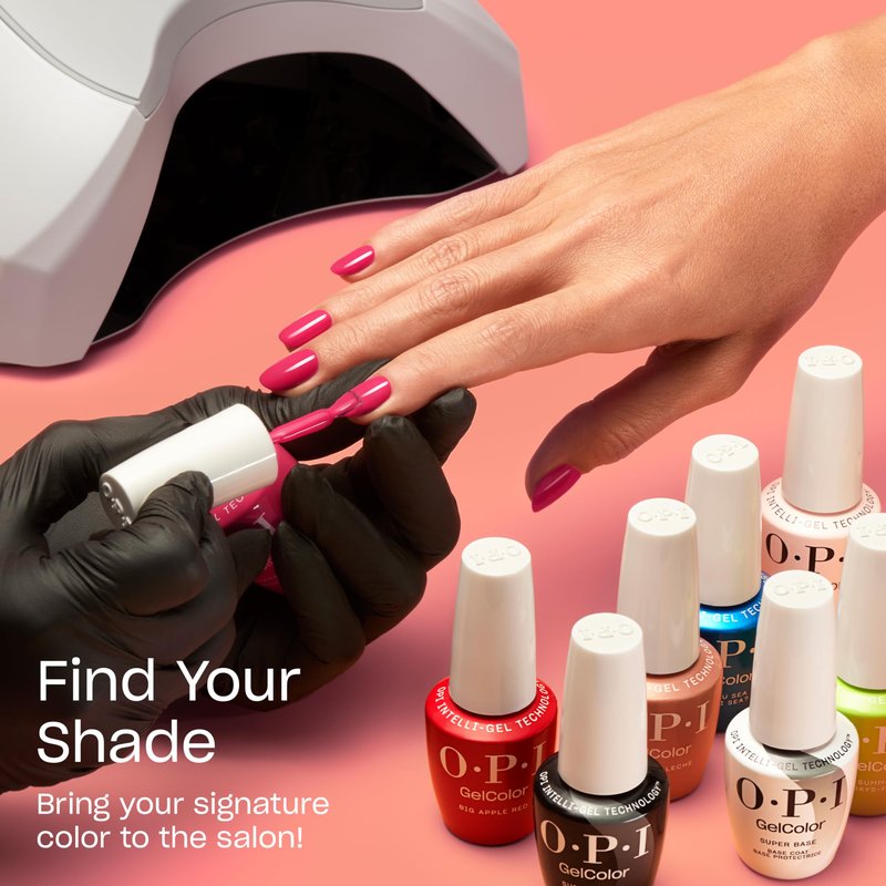 OPI GelColor Polly Want a Lacquer? | Opaque Light Purple Crème LED Cure Gel Nail Polish | Salon-Quality Shine, Long-Lasting Wear | Vegan & HEMA Free | 0.5 Fl Oz