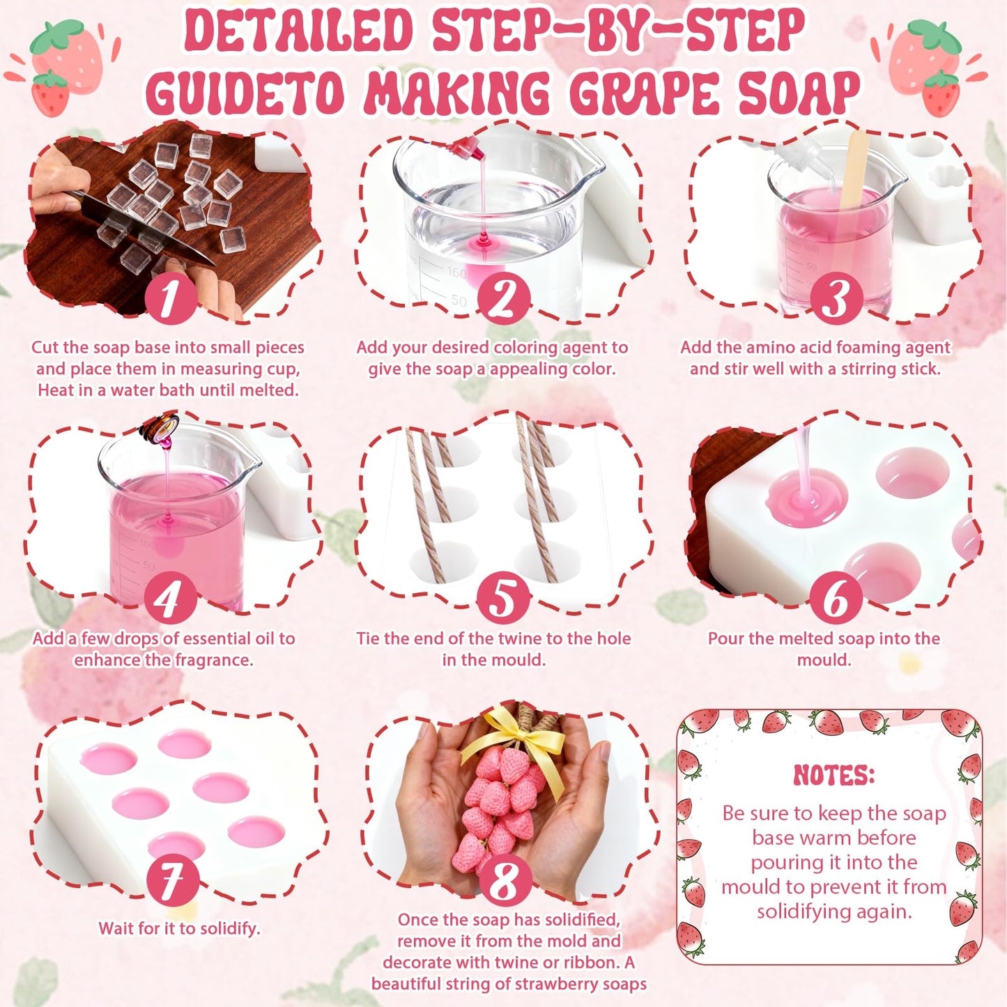 OverZyn Soap Kits Making for Adults, Soap Making Kits, Soap Kit, Includes Soaps Base, Silicone Molds, Pigments and Essential Oils, DIY Melting and Pouring soap Making Kit for Adults and Children