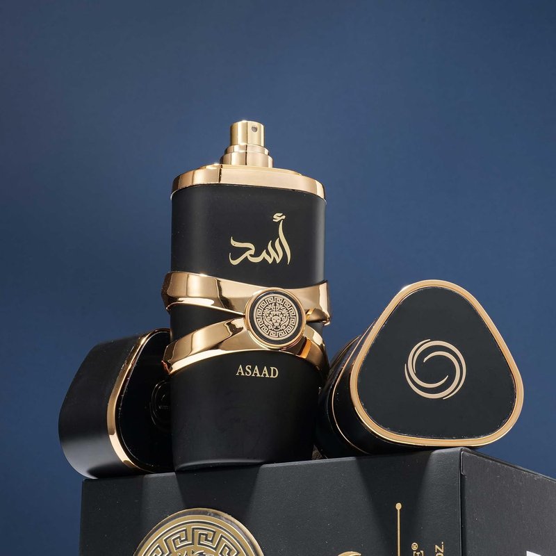 ASAAD Eau de Parfum for Unisex - 3.4 Fl Oz (100ml) - Long-Lasting Warm Spicy & Woody Fragrance with Tobacco, Coffee, Vanilla & Amber - Perfect Gift Option