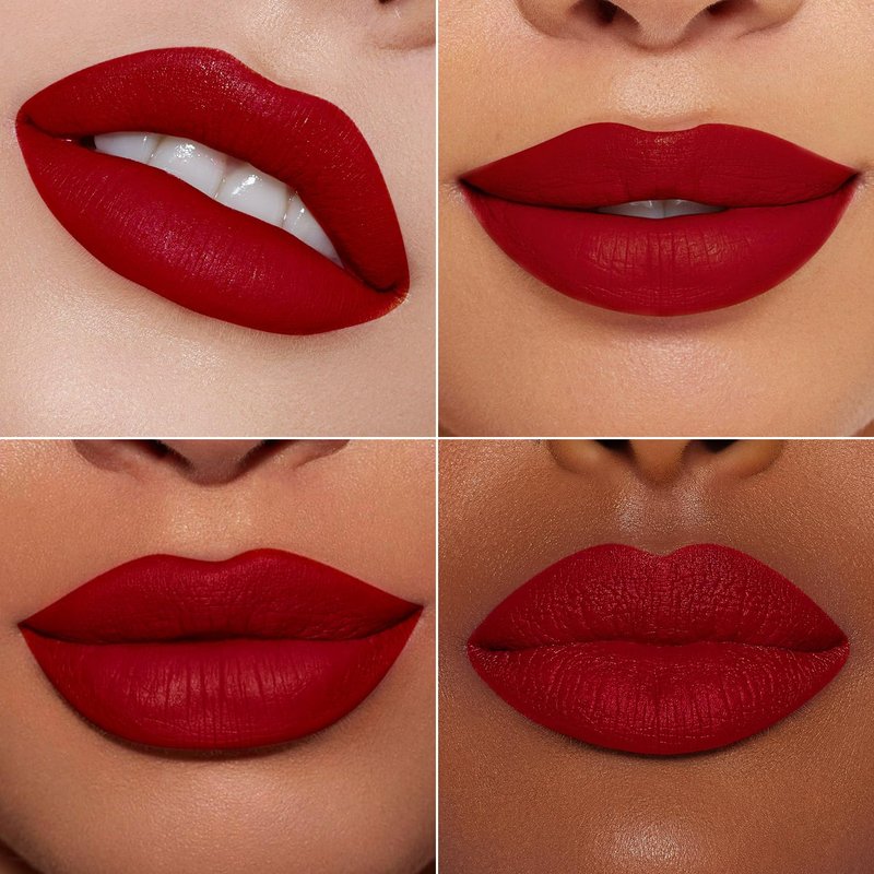 **MAKI YIKA Red Lipstick - Long Lasting, No Smudge Matte Liquid Lip Color | Transferproof & Cruelty-Free**