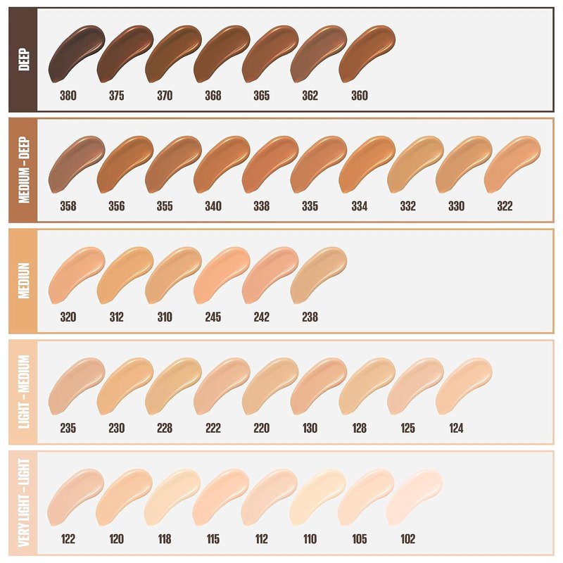 Maybelline Fit Me Matte + Poreless Foundation - Oil-Free, Creamy Beige, 1 Count
