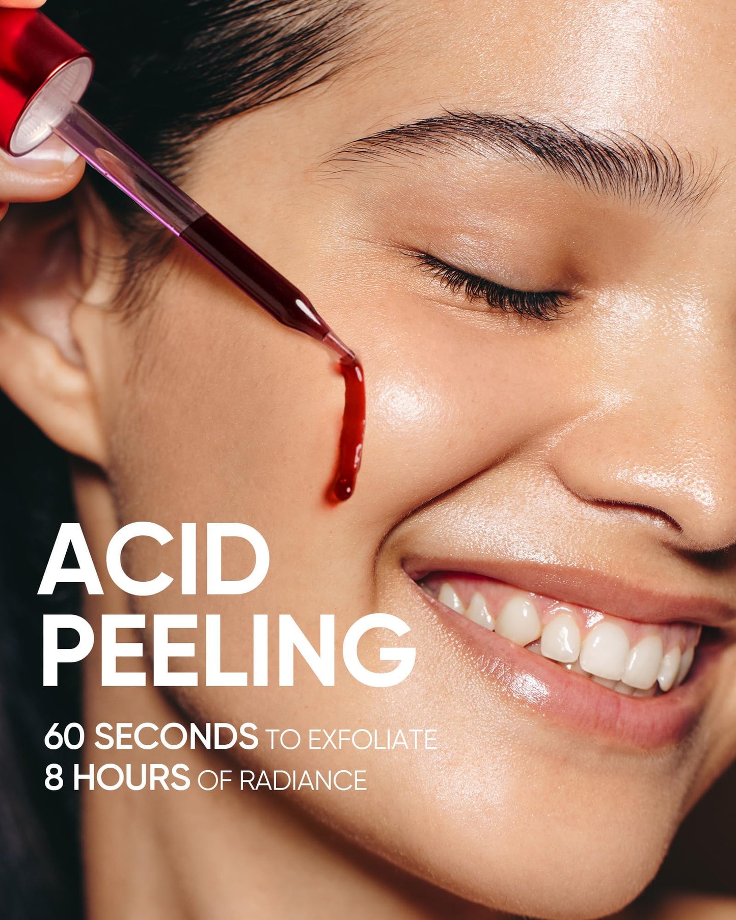 SKINTIFIC 12% AHA BHA PHA LHA Peeling Solution, Glycolic Acid Acne Treatment for Face, Exfoliating Peeling Serum for Dull, Rough, Oily Skin with Clogged Pores & Dead Cells