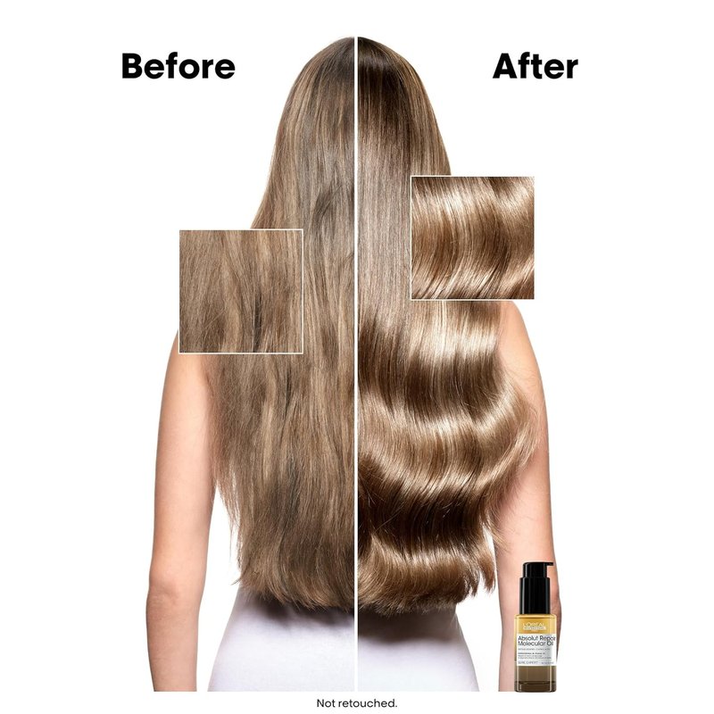 L'Oréal Professionnel Paris Hair Oil - Repair & Shine Bi-Phase Oil | Lightweight, Anti-Frizz, 100 Hours Shine