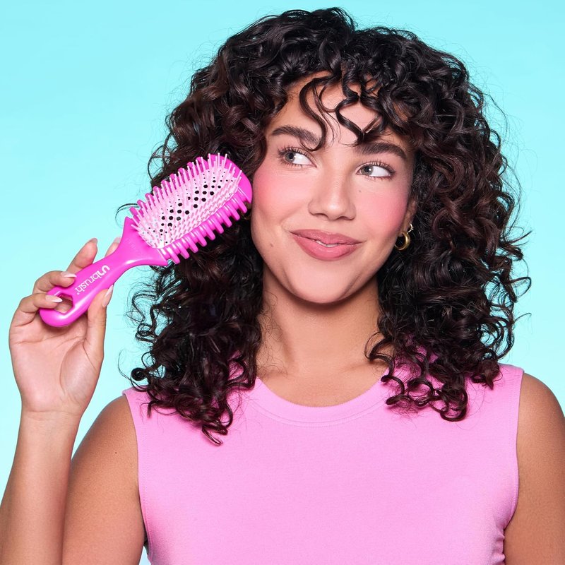 FHI Heat UNbrush Curl Collection for Pain-Free Brushing & Curl Enhancing Styling for Curly Hair Types - Use on Wet Hair Only