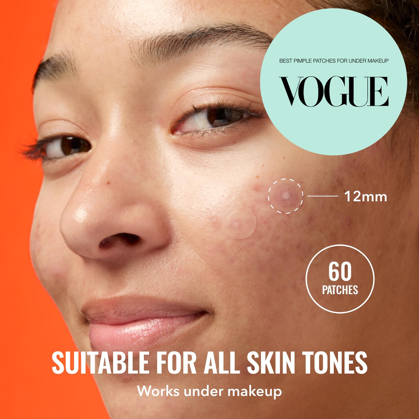 Good Molecules Pimple Patches for Face, 60 Pack – Ultra-Thin Hydrocolloid Patches, Invisible Under Makeup, Conceals Blemishes, Blackheads & Zits, Suitable for Acne-Prone Skin
